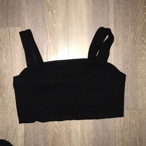 Urban outfitters Black Crop Top